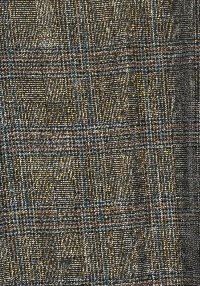 Pantalon À Carreaux Beige et Gris - Taille L/40 de la marque La Fée Maraboutée | PARAD103396 - Vendu par Paradigme - Image 3