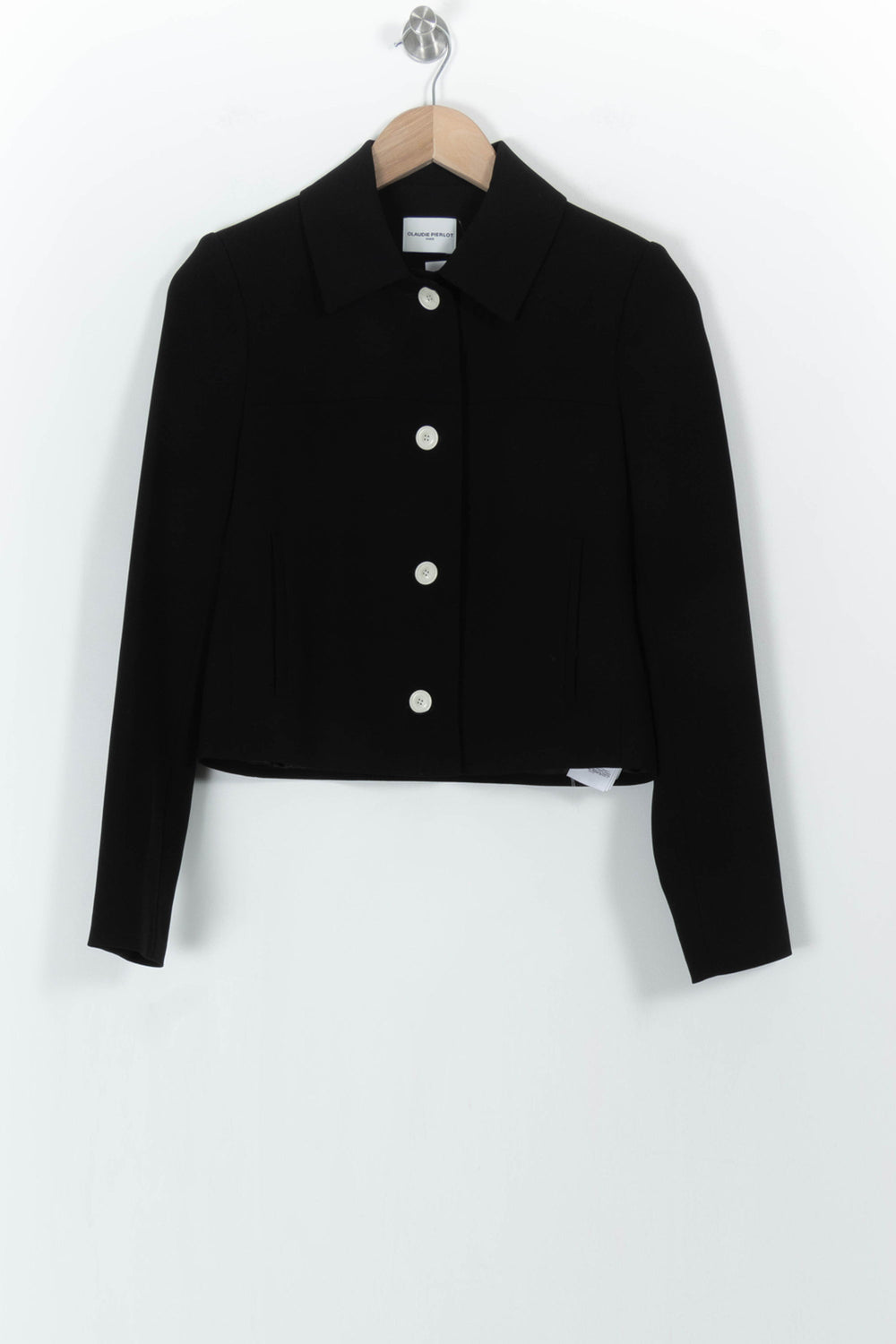 Veste Noire - Taille XS/34 de la marque Claudie Pierlot | PARAD103397 - Vendu par Paradigme - Image 2