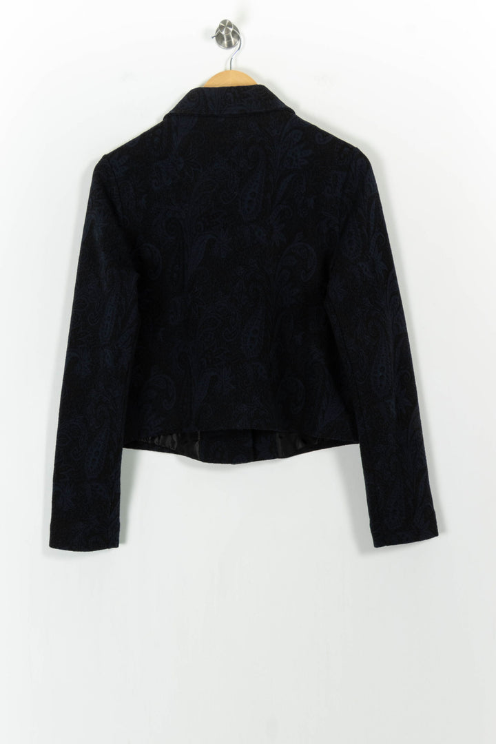 Veste Bleue - Taille M/38 de la marque La Fée Maraboutée | PARAD103399 - Vendu par Paradigme - Image 4