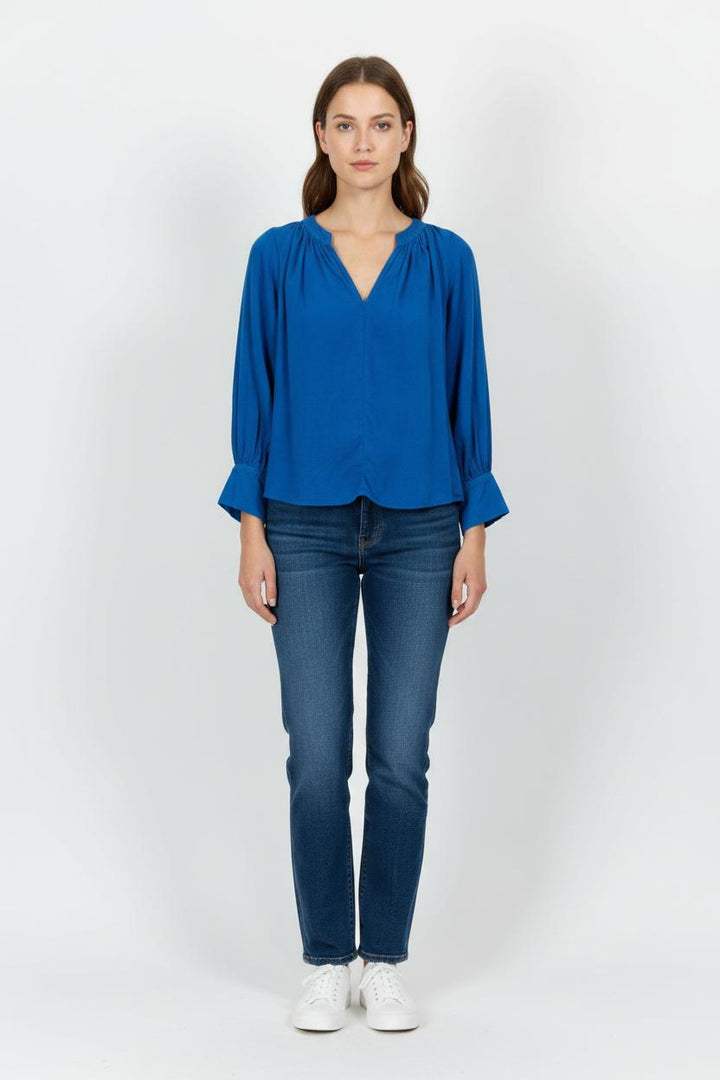 Blouse Bleue - Taille M/38 de la marque La Fée Maraboutée | PARAD103400 - Vendu par Paradigme - Image 1