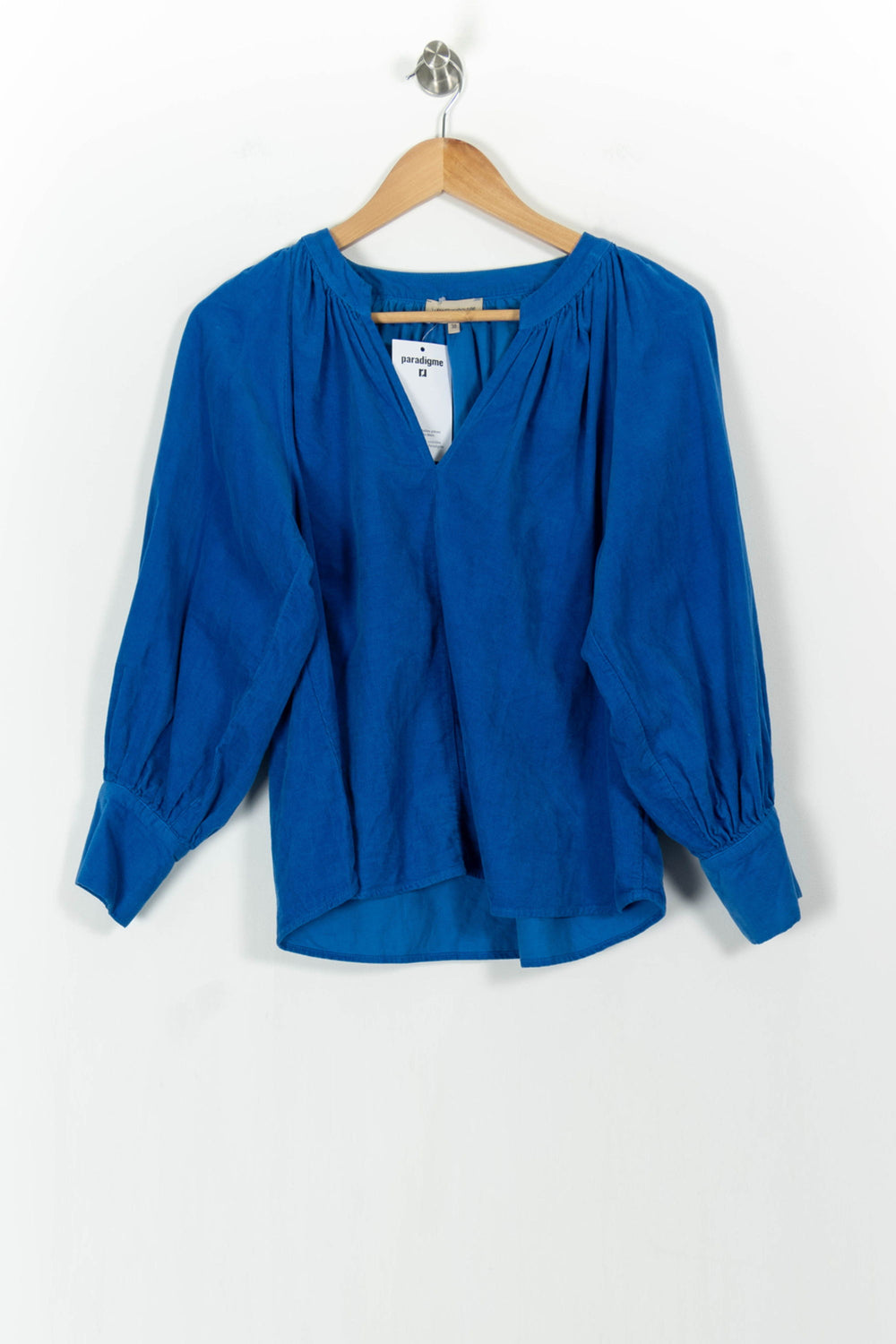 Blouse Bleue - Taille M/38 de la marque La Fée Maraboutée | PARAD103400 - Vendu par Paradigme - Image 2