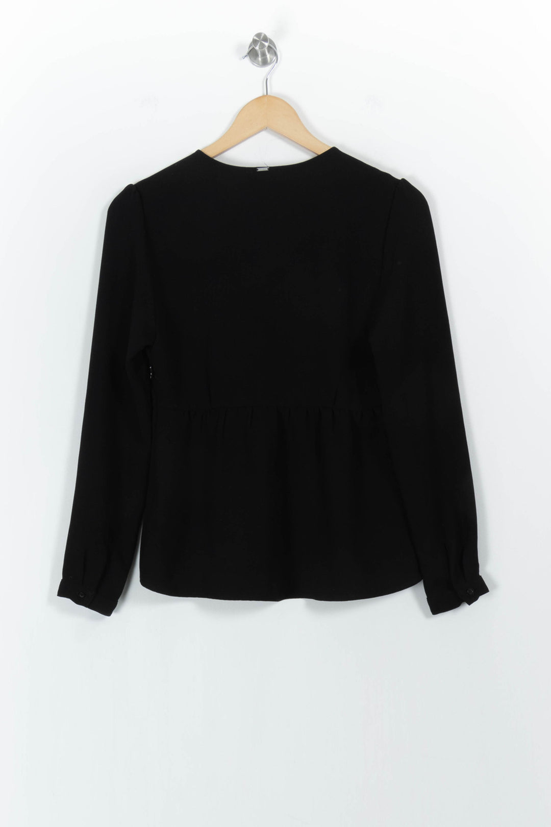 Blouse Noire - Taille S/36 de la marque IKKS | PARAD103402 - Vendu par Paradigme - Image 4