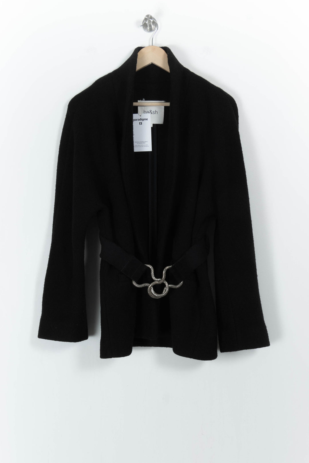 Veste Noire - Taille XS/34 de la marque ba&sh | PARAD103403 - Vendu par Paradigme - Image 2