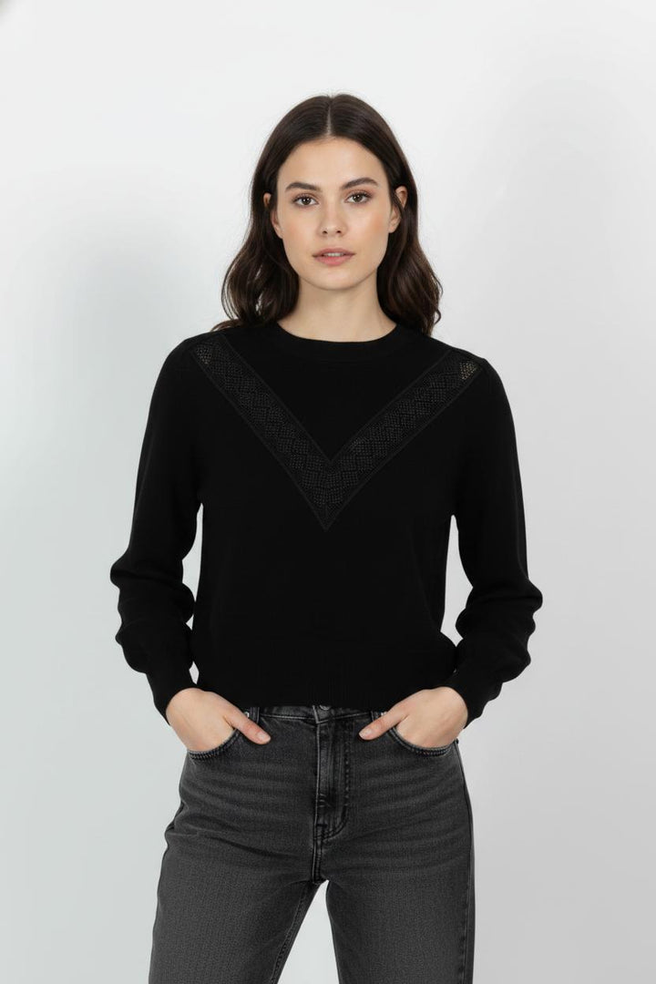 Pull Noir - Taille XS/34 de la marque ZAPA | PARAD103404 - Vendu par Paradigme - Image 1