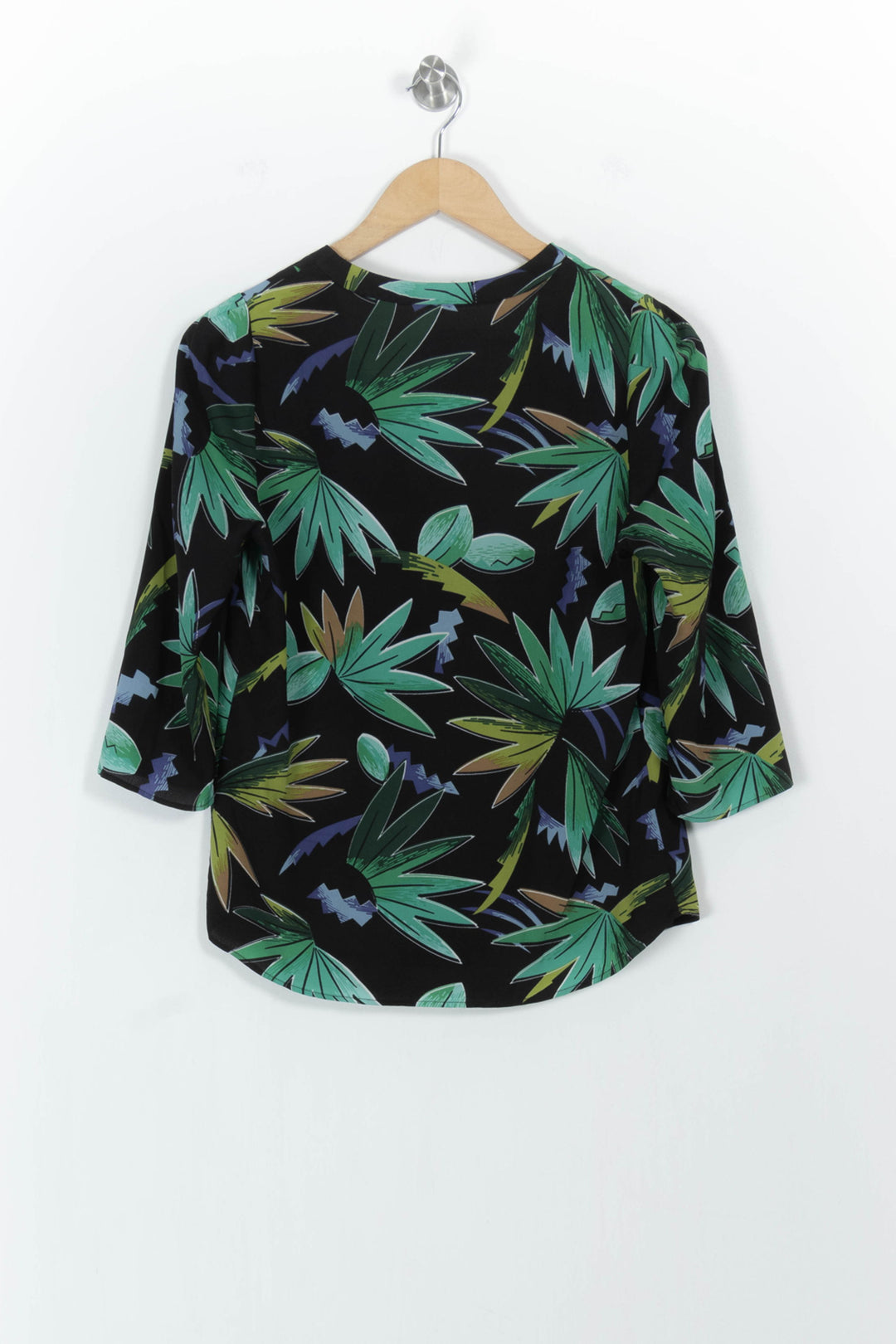 Blouse Noire et Verte - Taille S/36 de la marque Claudie Pierlot | PARAD103413 - Vendu par Paradigme - Image 4