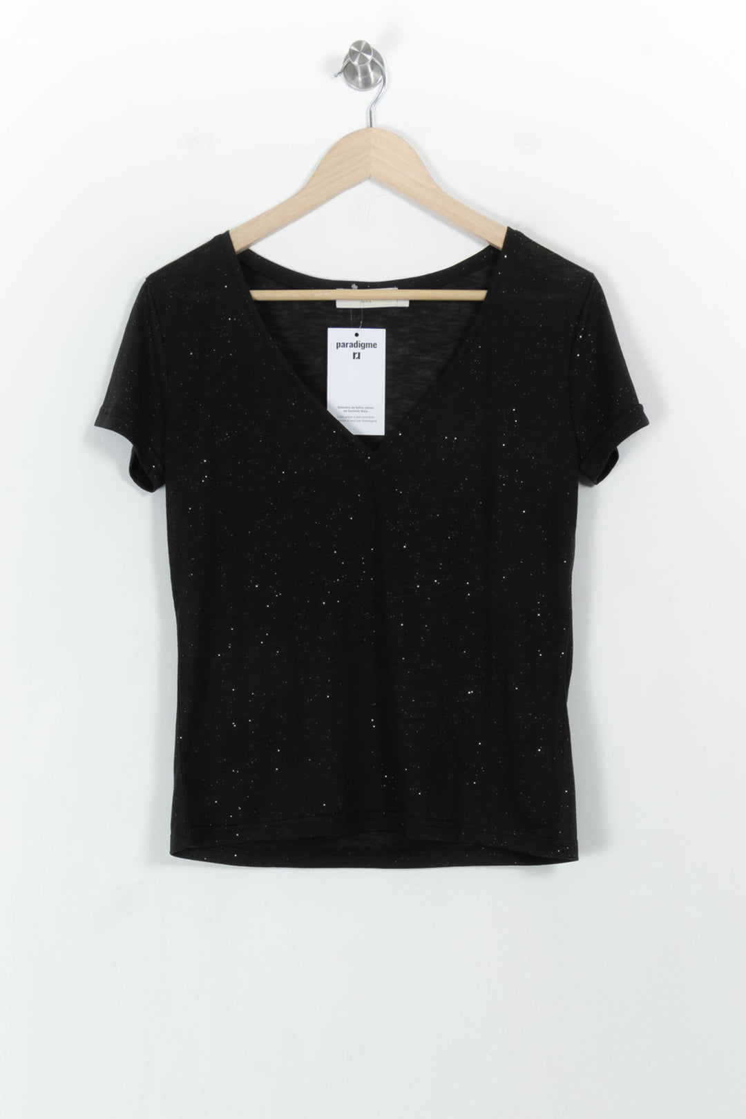 Tee-shirt Noir - Taille S/36 de la marque La Petite Etoile | PARAD103416 - Vendu par Paradigme - Image 2