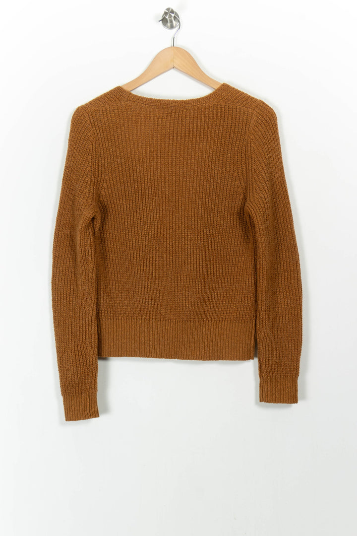 Cardigan Marron - Taille S/36 de la marque La Petite Etoile | PARAD103419 - Vendu par Paradigme - Image 4