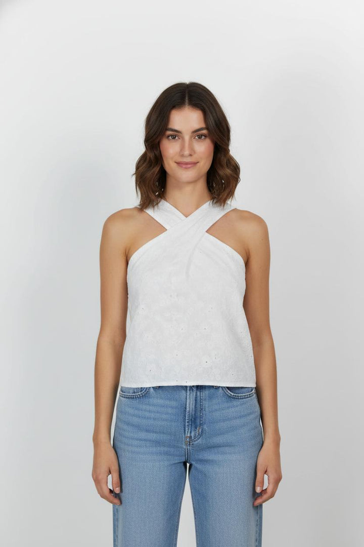 Top Blanc - Taille S/36 de la marque Maison Stella & Suzie | PARAD103421 - Vendu par Paradigme - Image 1