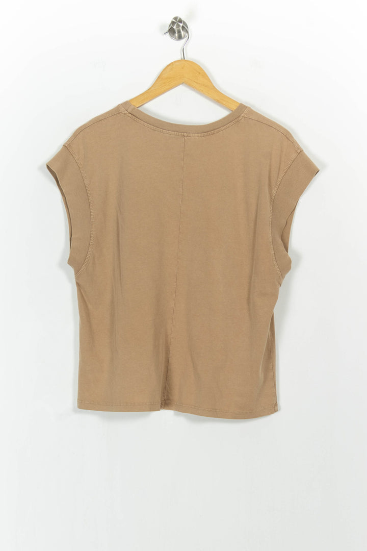 Tee-shirt beige - Taille S/36 de la marque Imprevu | PARAD103425 - Vendu par Paradigme - Image 4