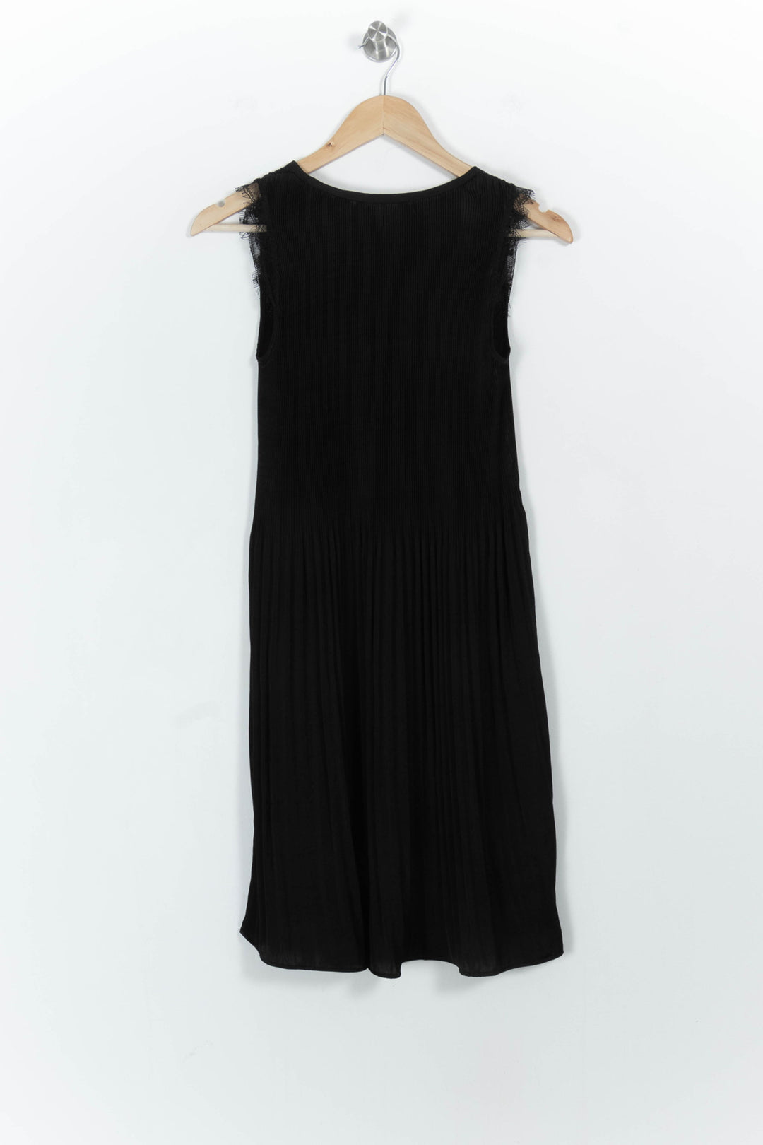 Robe Plissée Noire - Taille S/36 de la marque Comptoir des Cotonniers | PARAD103426 - Vendu par Paradigme - Image 4