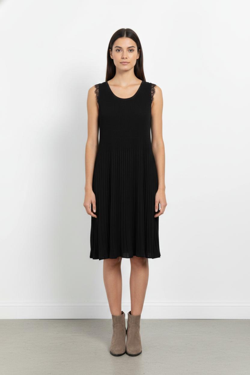 Robe Plissée Noire - Taille S/36 de la marque Comptoir des Cotonniers | PARAD103426 - Vendu par Paradigme - Image 1