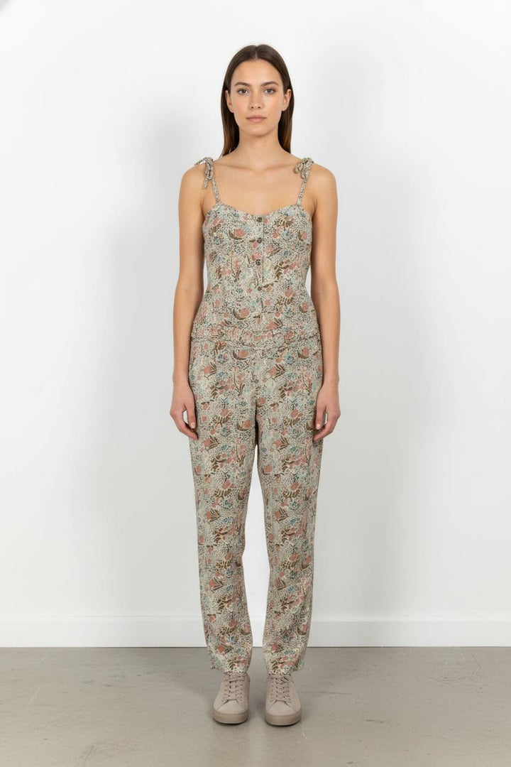 Combinaison Beige à Fleurs - Taille M/38 de la marque Comptoir des Cotonniers | PARAD103428 - Vendu par Paradigme - Image 1