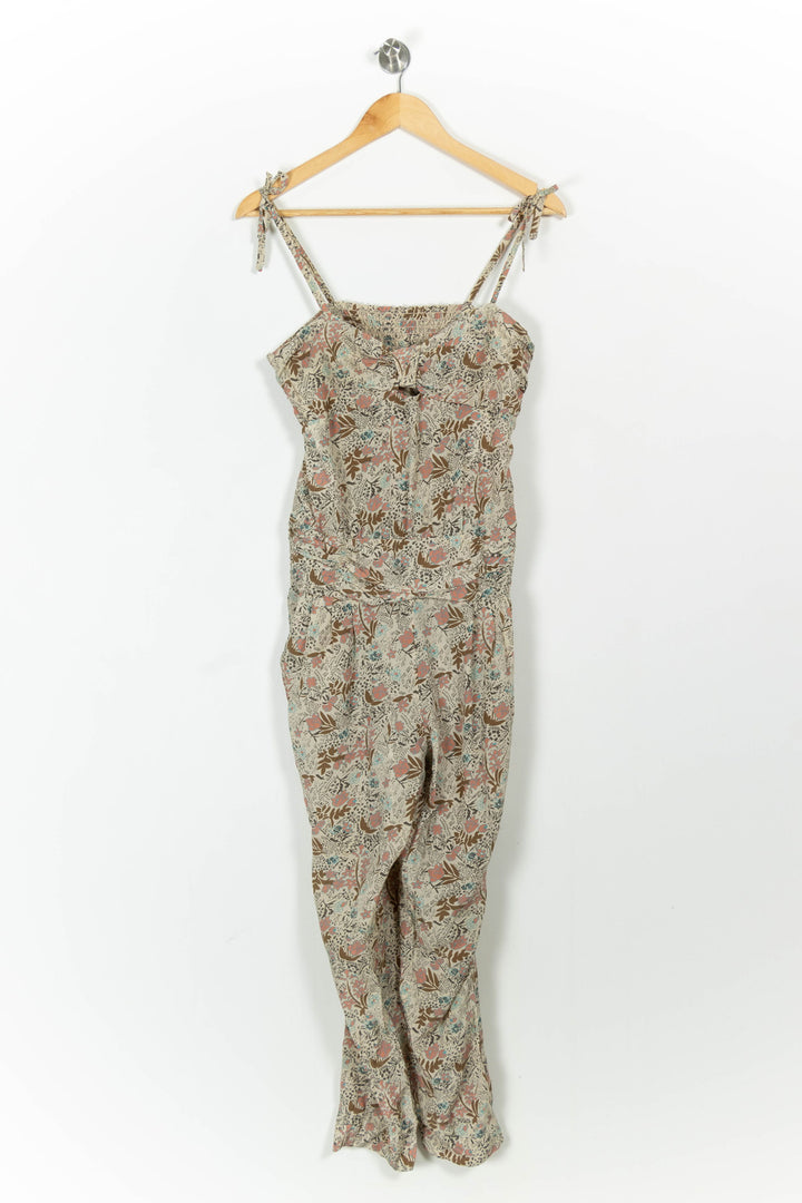 Combinaison Beige à Fleurs - Taille M/38 de la marque Comptoir des Cotonniers | PARAD103428 - Vendu par Paradigme - Image 2