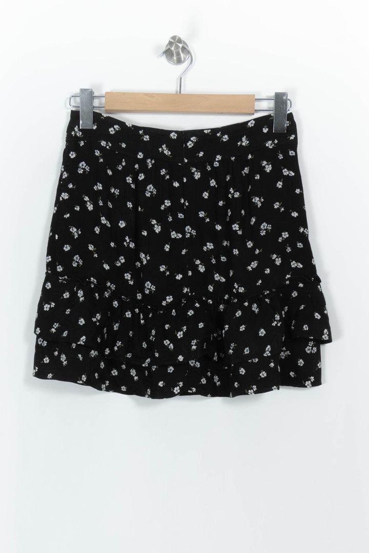 Jupe Volantée Noire et Blanche - Taille S/36 de la marque Sézane | PARAD103431 - Vendu par Paradigme - Image 4