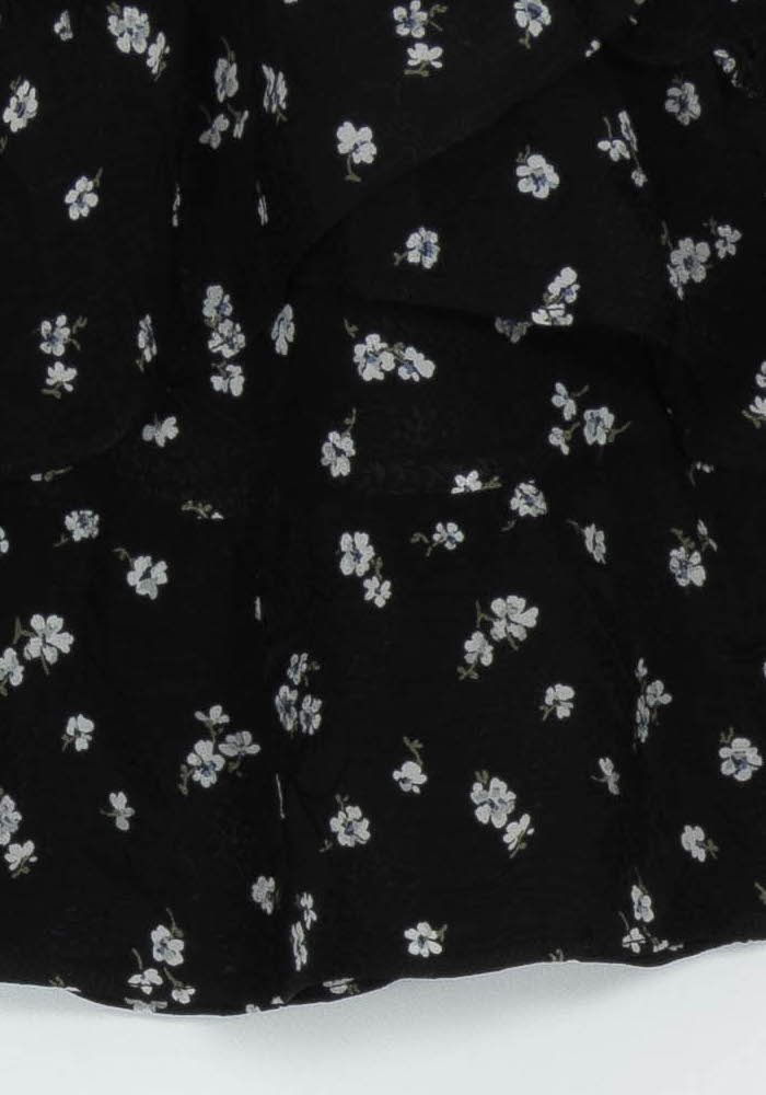Jupe Volantée Noire et Blanche - Taille S/36 de la marque Sézane | PARAD103431 - Vendu par Paradigme - Image 3