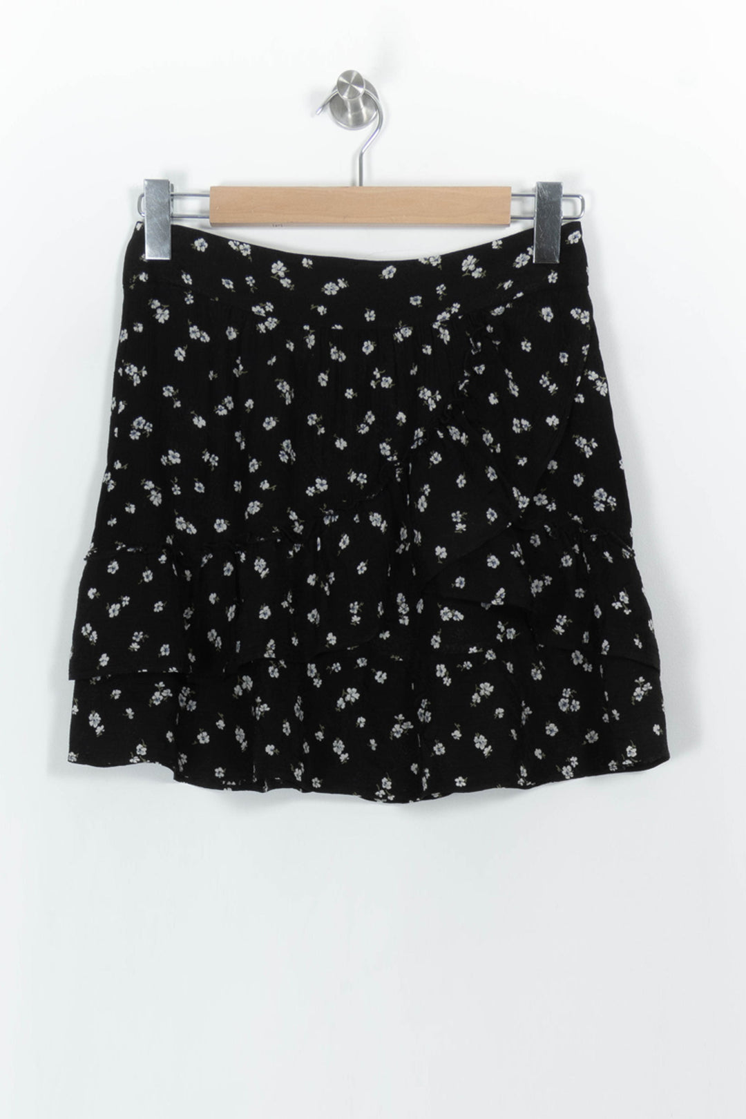 Jupe Volantée Noire et Blanche - Taille S/36 de la marque Sézane | PARAD103431 - Vendu par Paradigme - Image 2