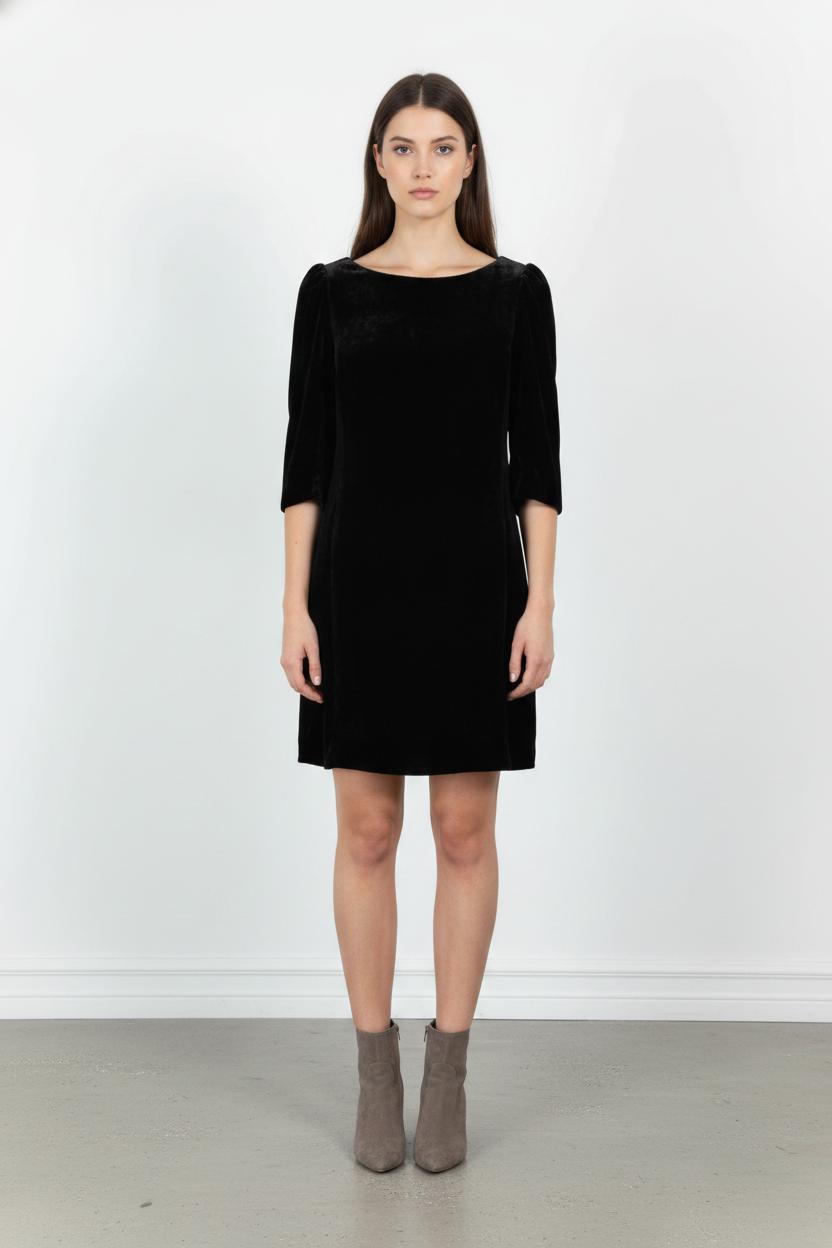Robe Courte Noire - Taille S/36 de la marque Claudie Pierlot | PARAD103440 - Vendu par Paradigme - Image 1