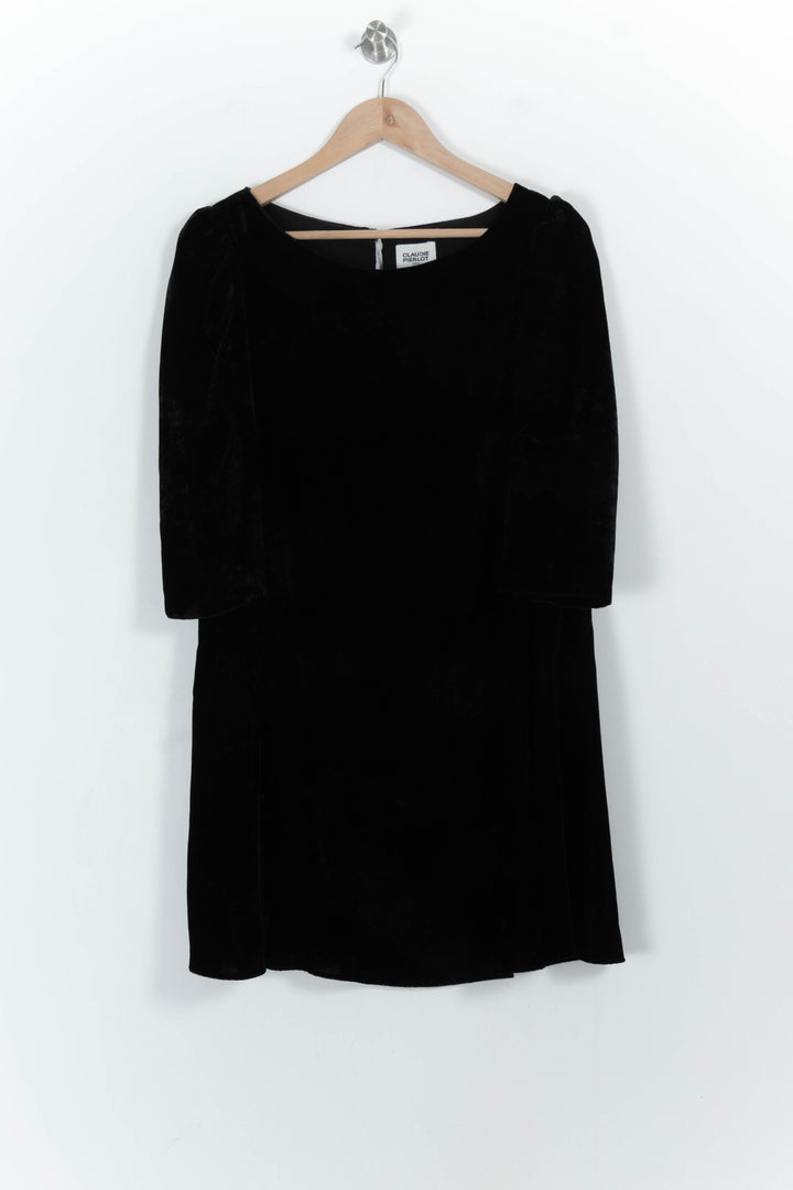 Robe Courte Noire - Taille S/36 de la marque Claudie Pierlot | PARAD103440 - Vendu par Paradigme - Image 2