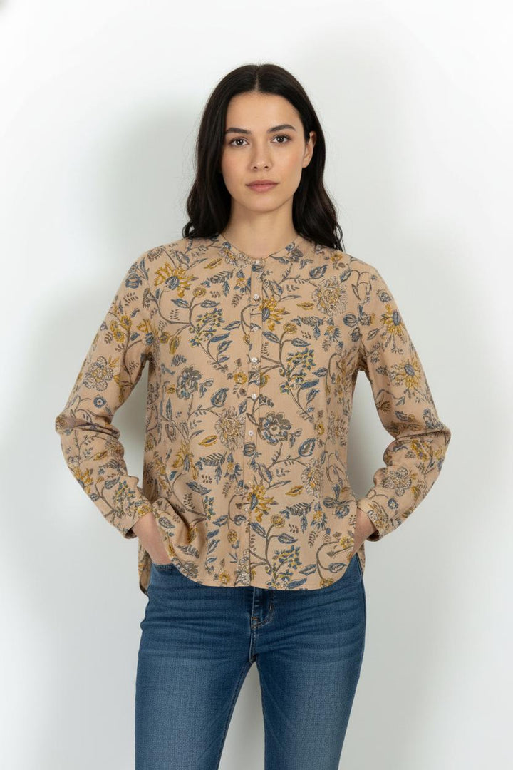 Blouse Beige et Jaune - Taille S/36 de la marque Emile & Ida | PARAD103441 - Vendu par Paradigme - Image 1