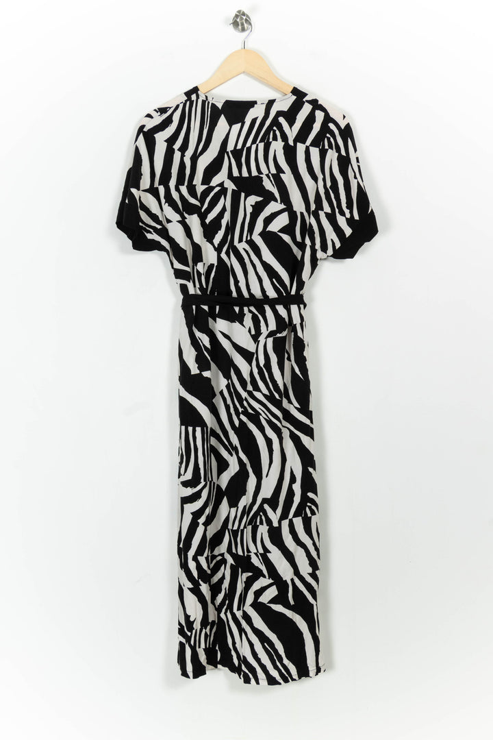 Robe Noire et Blanche - Taille M/38 de la marque La Fée Maraboutée | PARAD103442 - Vendu par Paradigme - Image 4