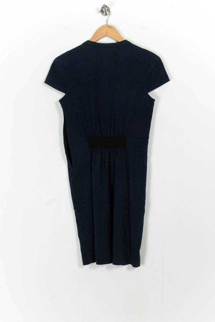 Robe Courte Bleue - Taille S/36 de la marque Claudie Pierlot | PARAD103443 - Vendu par Paradigme - Image 4