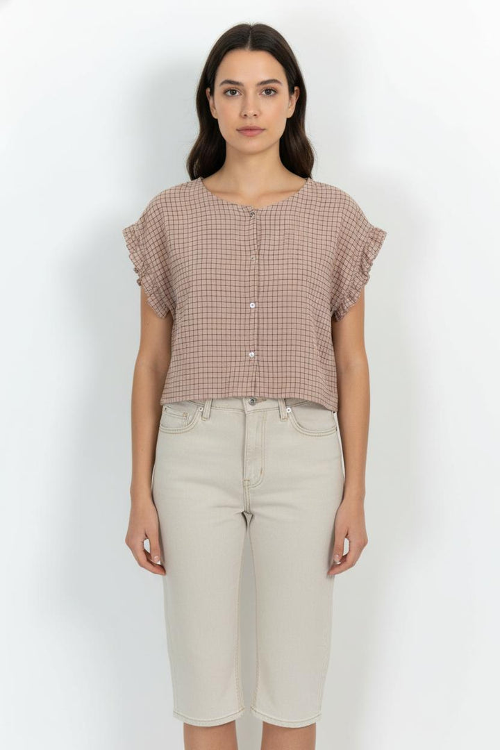 Blouse Rose et Noire - Taille S/36 de la marque Emile & Ida | PARAD103444 - Vendu par Paradigme - Image 1
