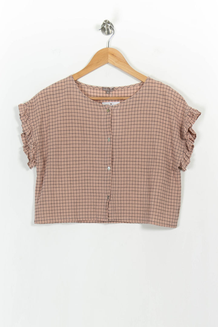 Blouse Rose et Noire - Taille S/36 de la marque Emile & Ida | PARAD103444 - Vendu par Paradigme - Image 2