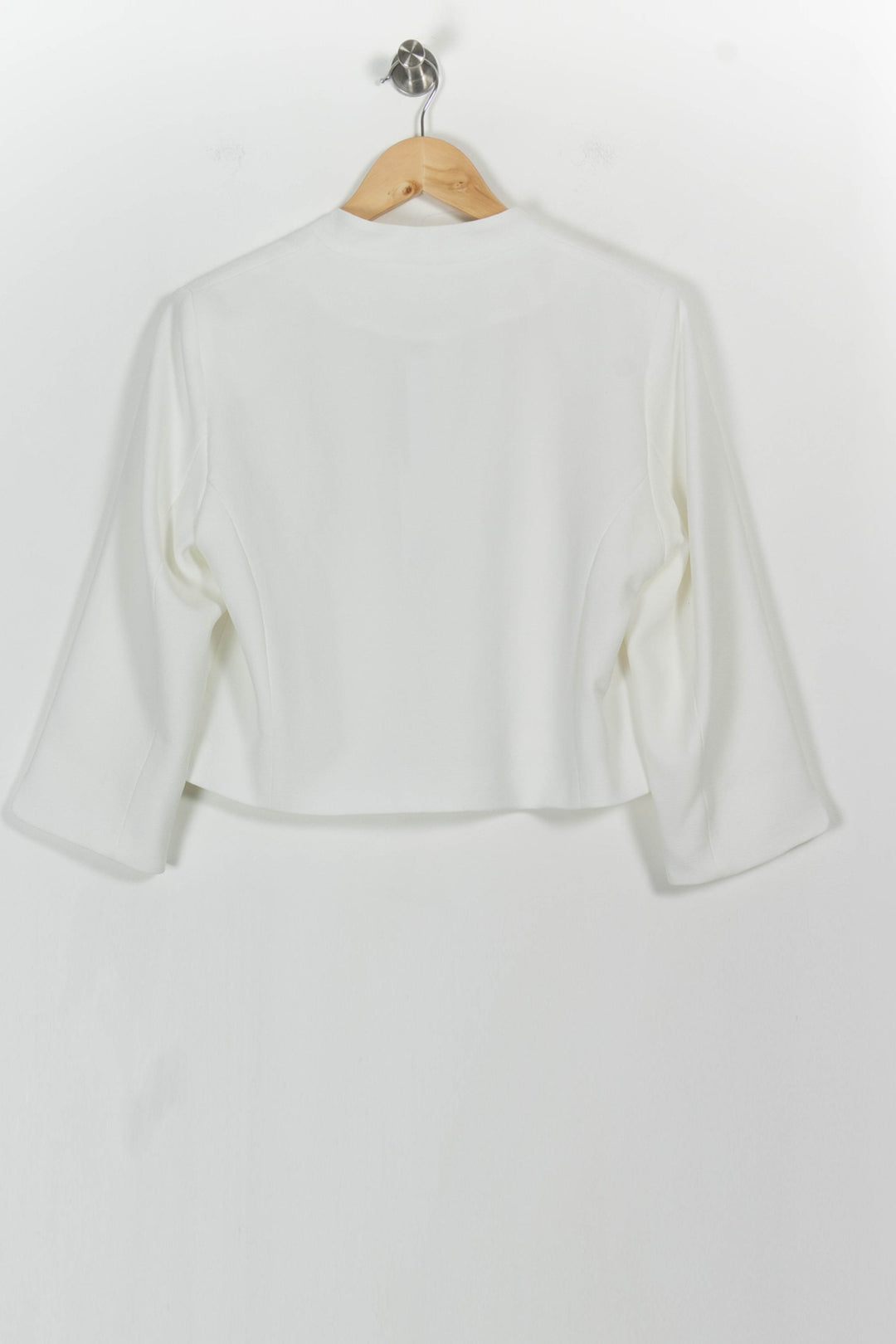 Veste Courte Blanche - Taille M/38 de la marque Caroll | PARAD103445 - Vendu par Paradigme - Image 4