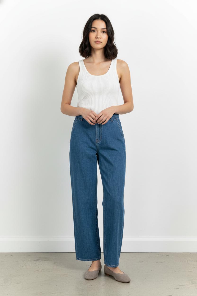 Jean Droit Bleu - Taille S/36 de la marque Gerard Darel | PARAD103447 - Vendu par Paradigme - Image 1