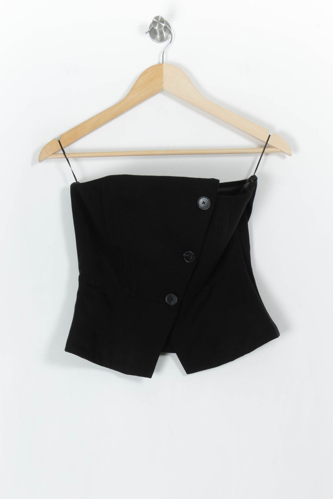 Bustier Noir - Taille S/36 de la marque ba&sh | PARAD103452 - Vendu par Paradigme - Image 2