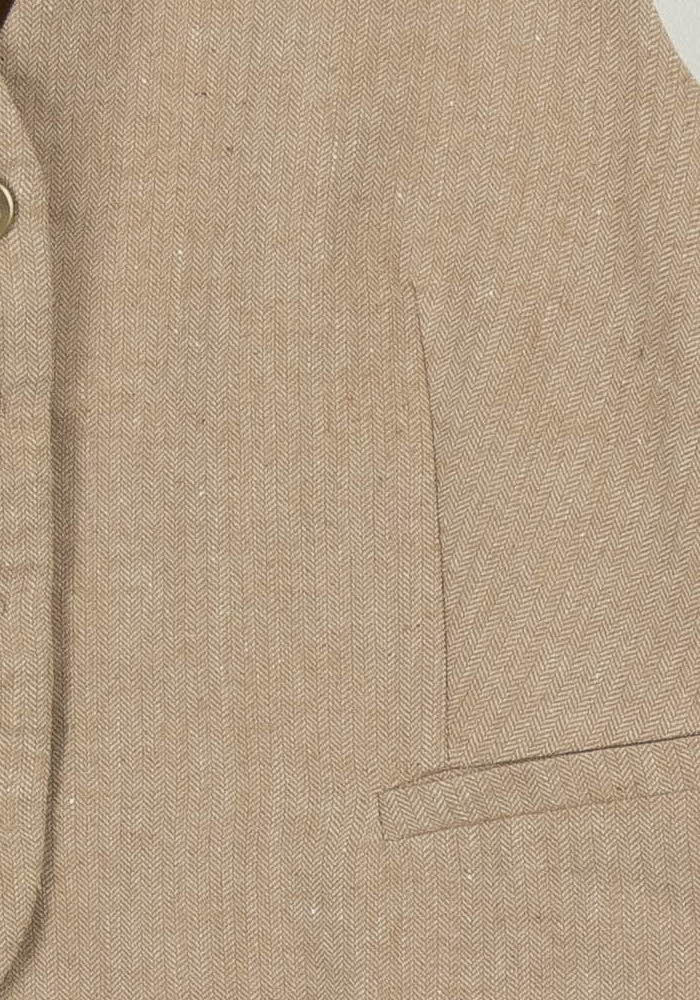 Gilet Beige - Taille L/40 de la marque La Fée Maraboutée | PARAD103454 - Vendu par Paradigme - Image 3