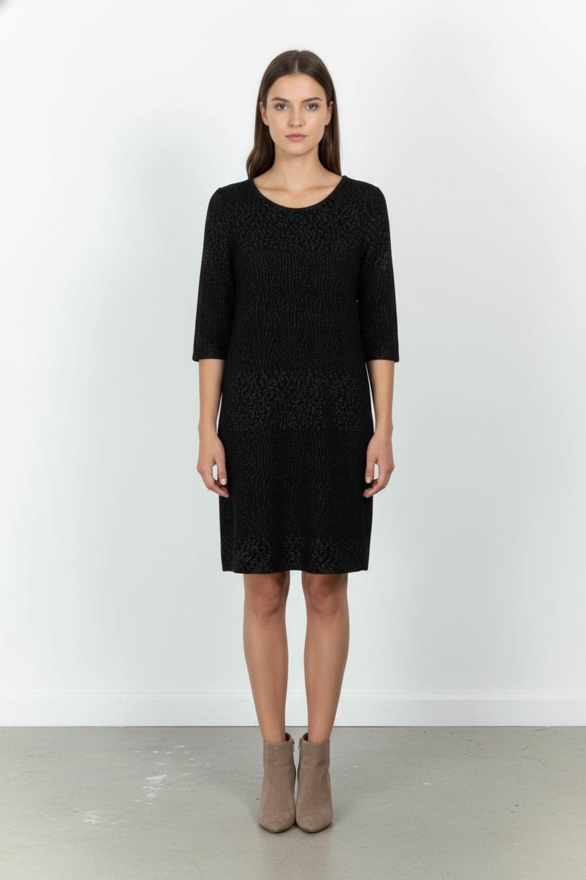 Robe Noire - Taille M/38 de la marque La Fée Maraboutée | PARAD103457 - Vendu par Paradigme - Image 1