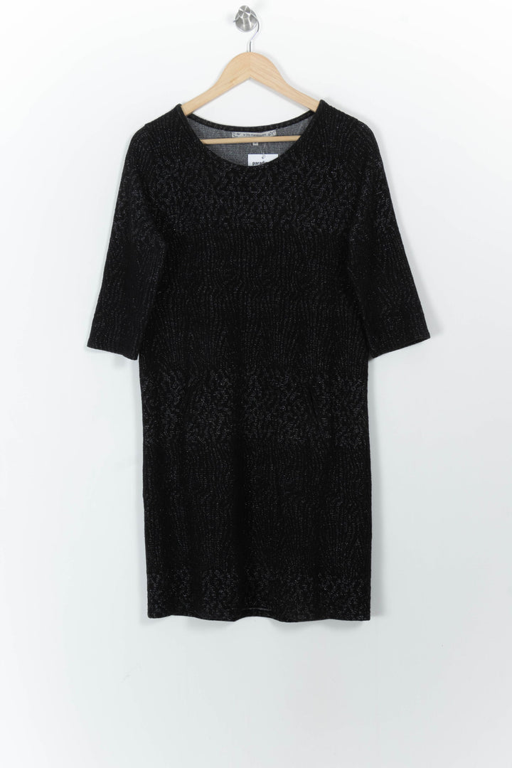 Robe Noire - Taille M/38 de la marque La Fée Maraboutée | PARAD103457 - Vendu par Paradigme - Image 2