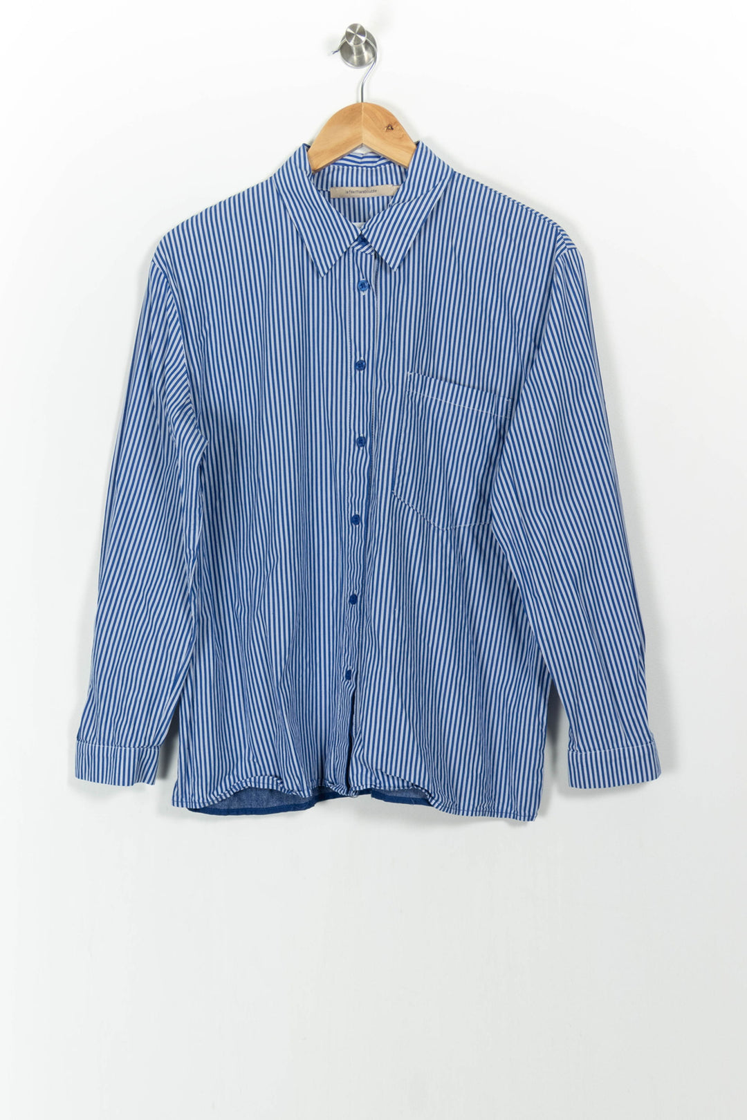 Chemisier Bleu et Blanc - Taille XL/42 de la marque La Fée Maraboutée | PARAD103459 - Vendu par Paradigme - Image 2