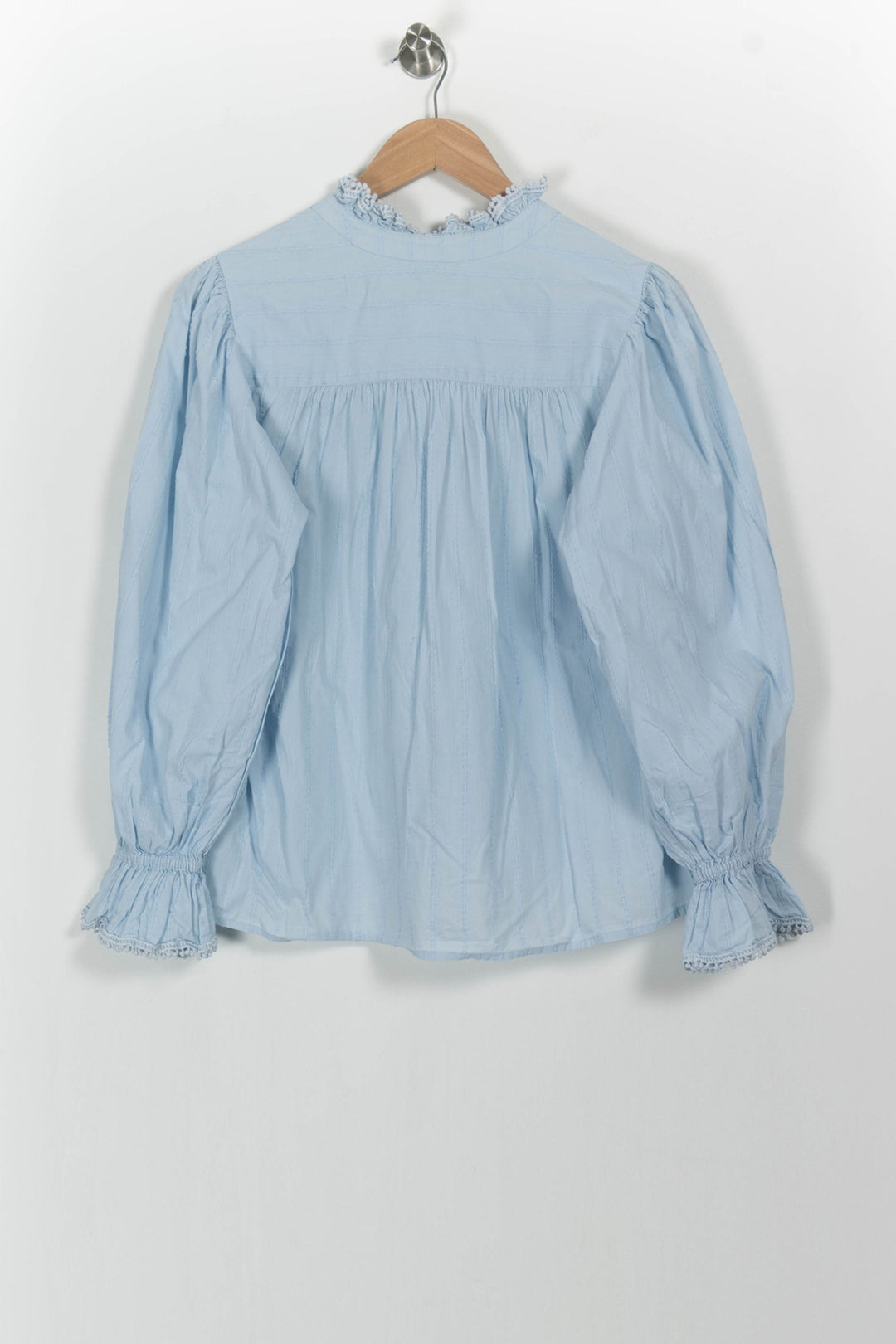 Blouse Bleue - Taille S/36 de la marque Bérénice | PARAD103463 - Vendu par Paradigme - Image 4