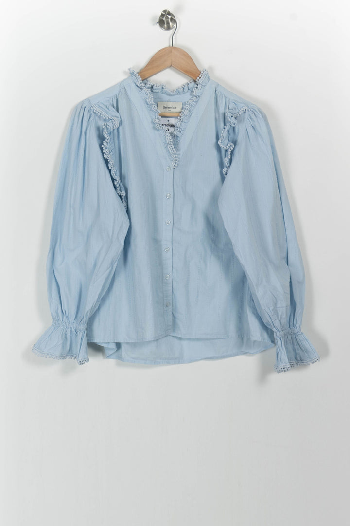 Blouse Bleue - Taille S/36 de la marque Bérénice | PARAD103463 - Vendu par Paradigme - Image 2
