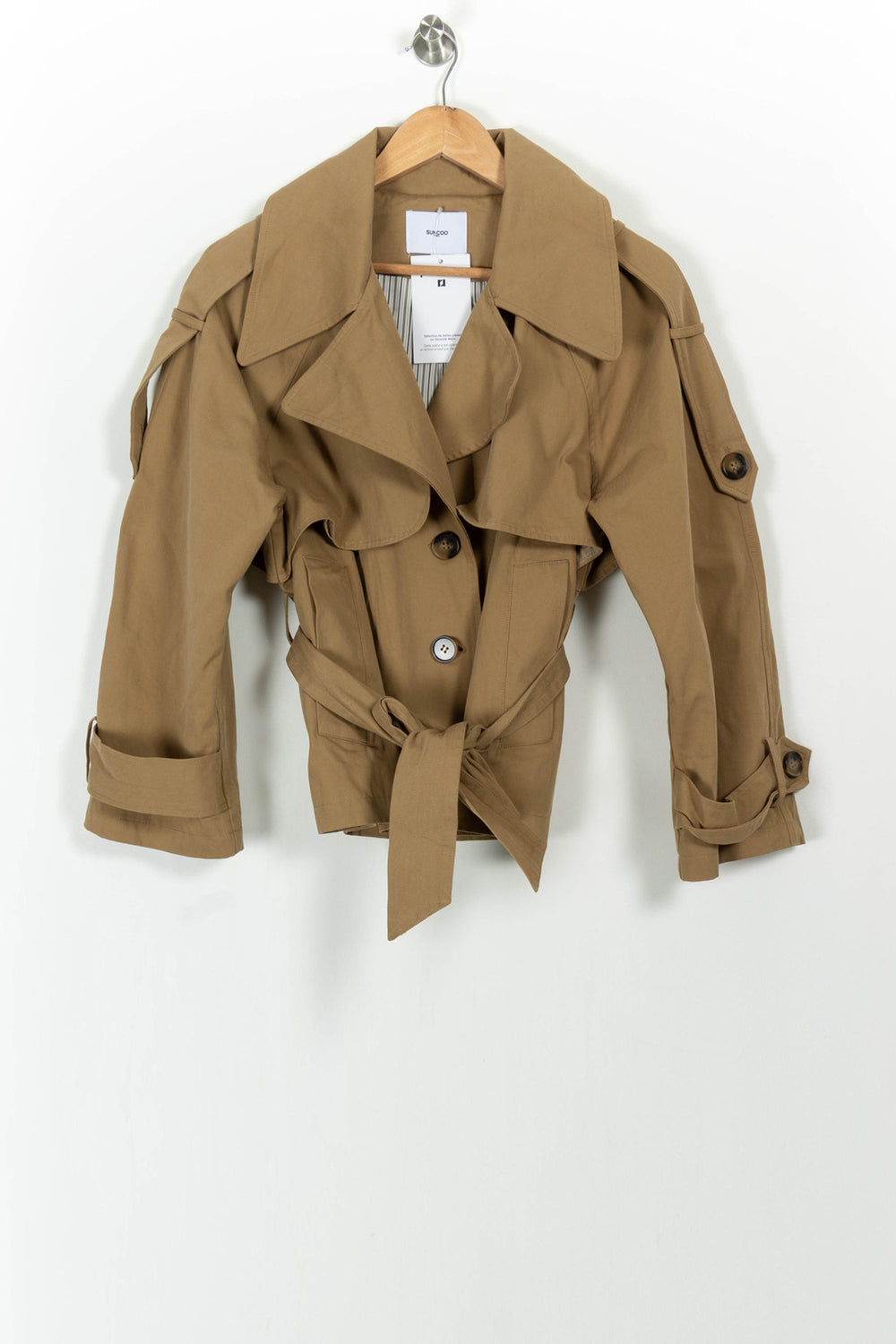 Trench Beige - Taille S/36 de la marque Suncoo | PARAD103464 - Vendu par Paradigme - Image 2