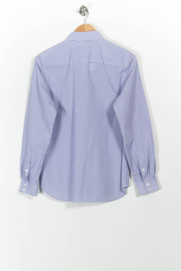 Chemise Rayée Bleue et Blanche - Taille L/40 de la marque Figaret | PARAD103465 - Vendu par Paradigme - Image 4