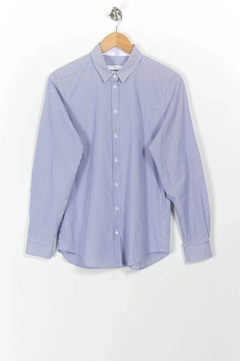 Chemise Rayée Bleue et Blanche - Taille L/40 de la marque Figaret | PARAD103465 - Vendu par Paradigme - Image 2
