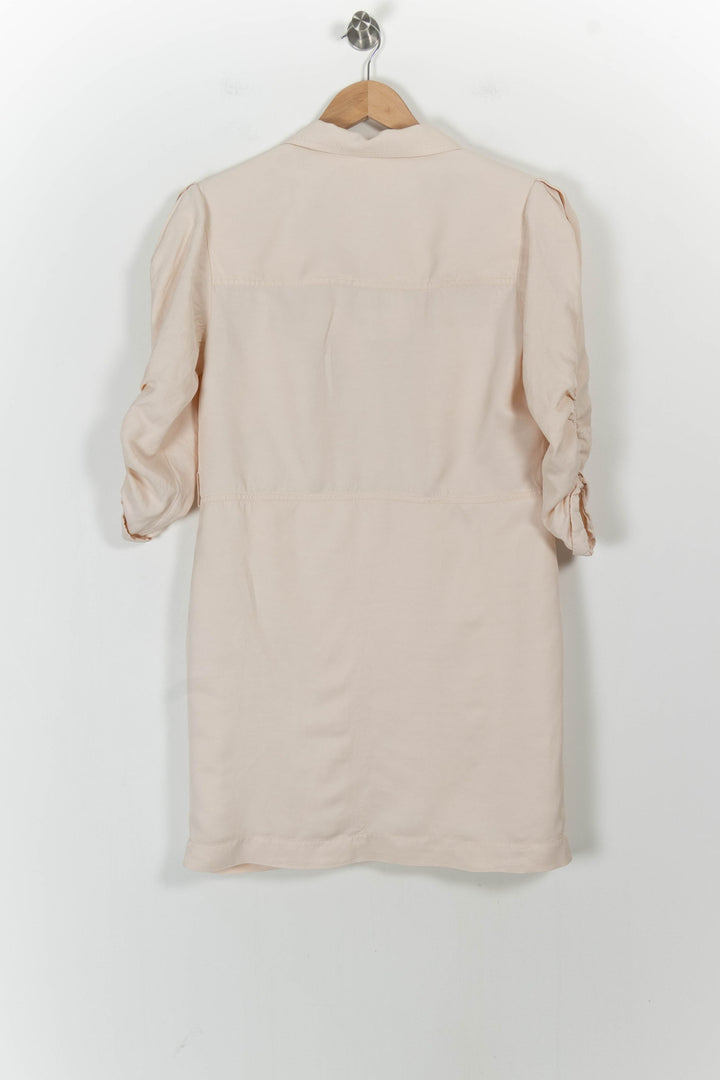 Robe Chemise Rose - Taille M/38 de la marque Claudie Pierlot | PARAD103470 - Vendu par Paradigme - Image 4