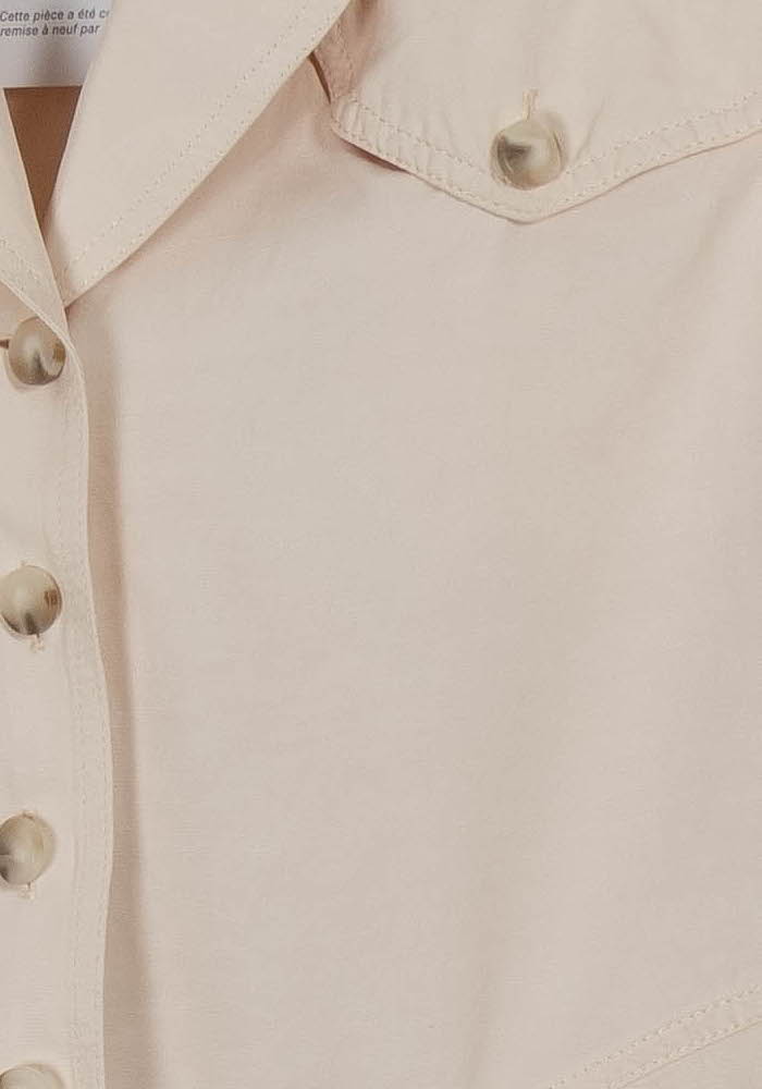 Robe Chemise Rose - Taille M/38 de la marque Claudie Pierlot | PARAD103470 - Vendu par Paradigme - Image 3