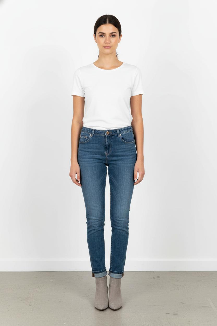 Jean Slim Bleu - Taille M/38 de la marque Sessùn | PARAD103472 - Vendu par Paradigme - Image 1