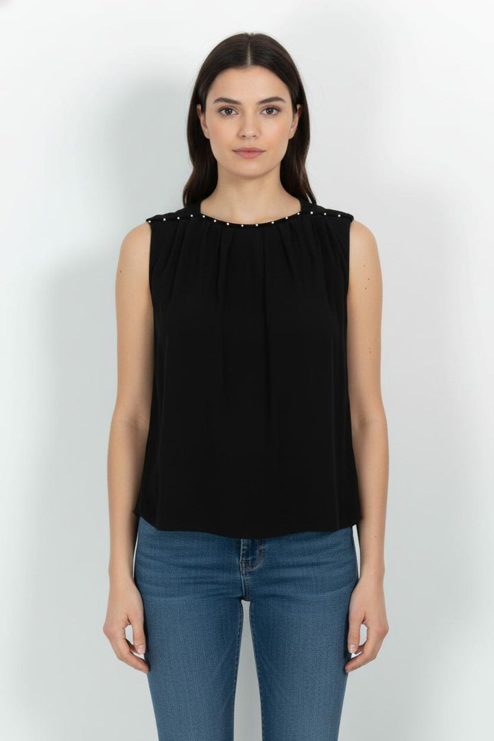 Blouse Noire - Taille M/38 de la marque Maje | PARAD103473 - Vendu par Paradigme - Image 1
