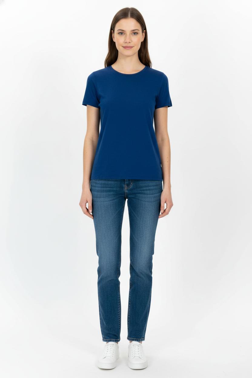 Tee-shirt Bleu - Taille M/38 de la marque Majestic Filatures | PARAD103474 - Vendu par Paradigme - Image 1