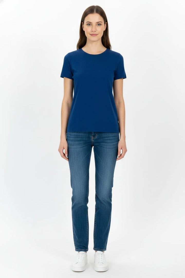 Tee-shirt Bleu - Taille M/38 de la marque Majestic Filatures | PARAD103474 - Vendu par Paradigme - Image 1