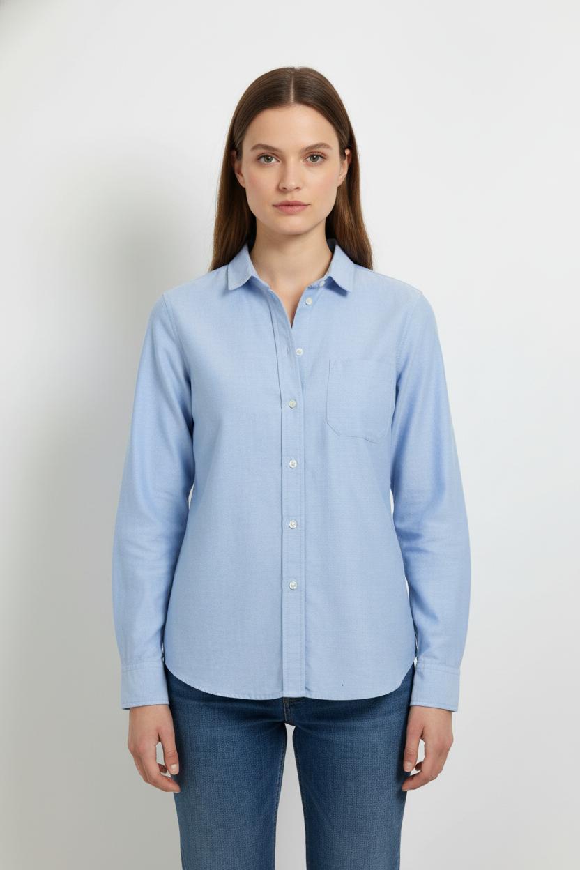 Chemise Bleue - Taille M/38 de la marque Sézane | PARAD103475 - Vendu par Paradigme - Image 1