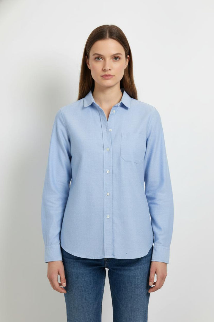 Chemise Bleue - Taille M/38 de la marque Sézane | PARAD103475 - Vendu par Paradigme - Image 1