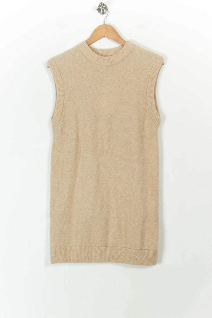 Robe Sans Manches Beige - Taille S/36 de la marque Sézane | PARAD103476 - Vendu par Paradigme - Image 2