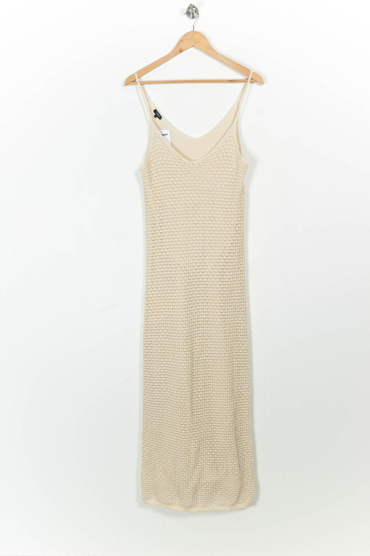 Robe Longue Beige - Taille S/36 de la marque Caroll | PARAD103477 - Vendu par Paradigme - Image 2