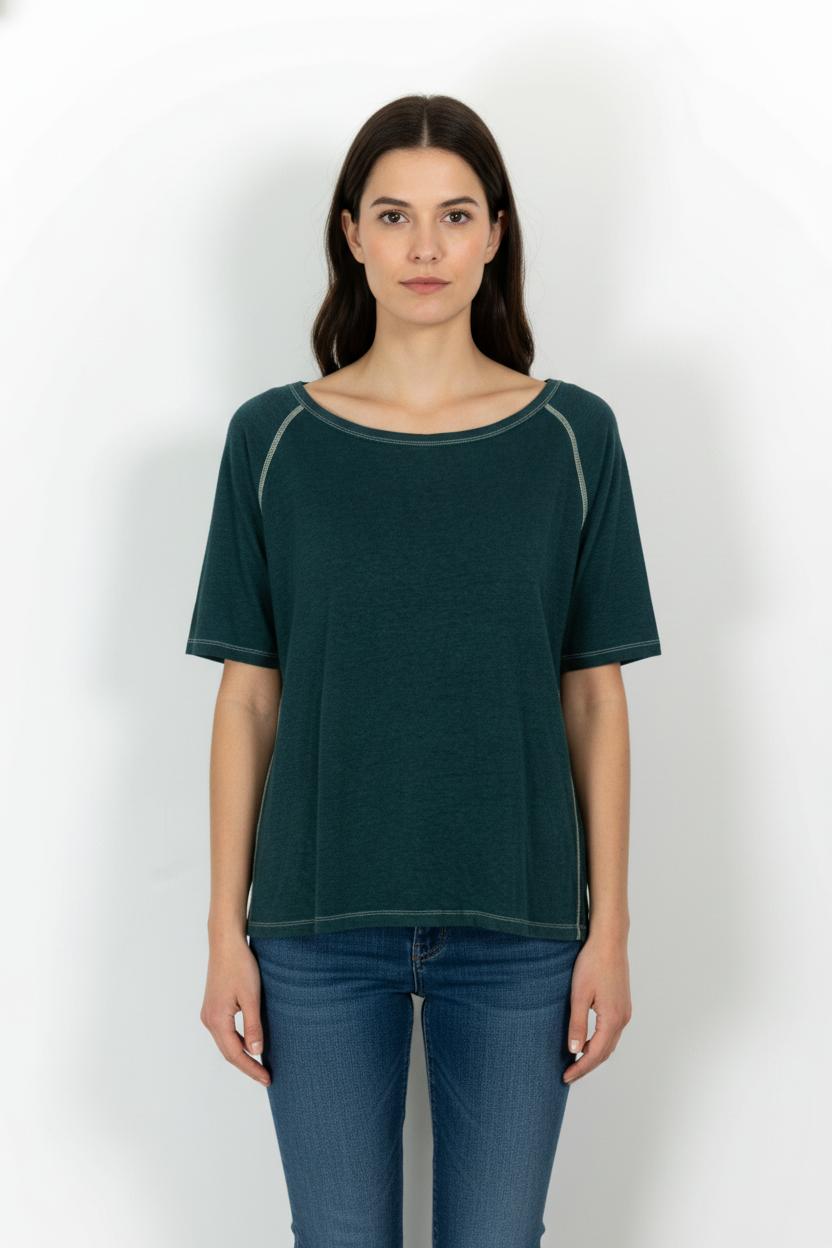 T-shirt Vert - Taille S/36 de la marque ba&sh | PARAD103479 - Vendu par Paradigme - Image 1